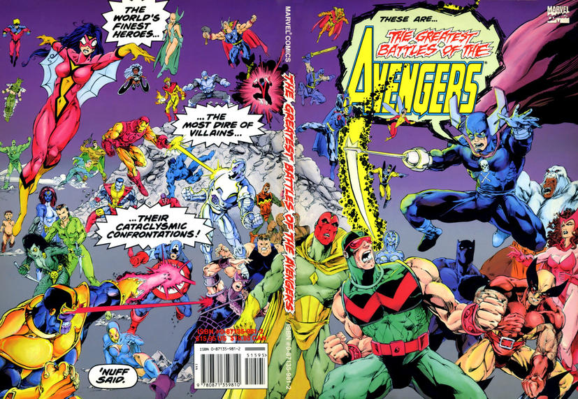 Cover for The Greatest Battles of the Avengers (Marvel, 1993 series) 