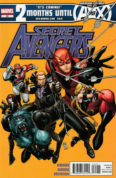 Cover for Secret Avengers (Marvel, 2010 series) #22