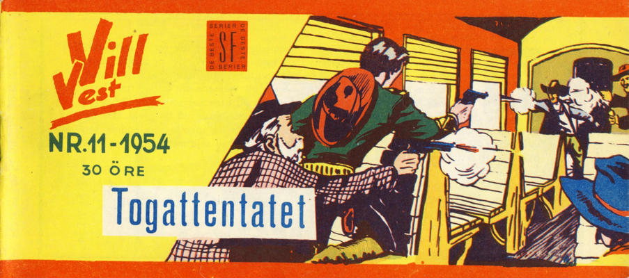 Cover for Vill Vest (Serieforlaget / Se-Bladene / Stabenfeldt, 1953 series) #11/1954