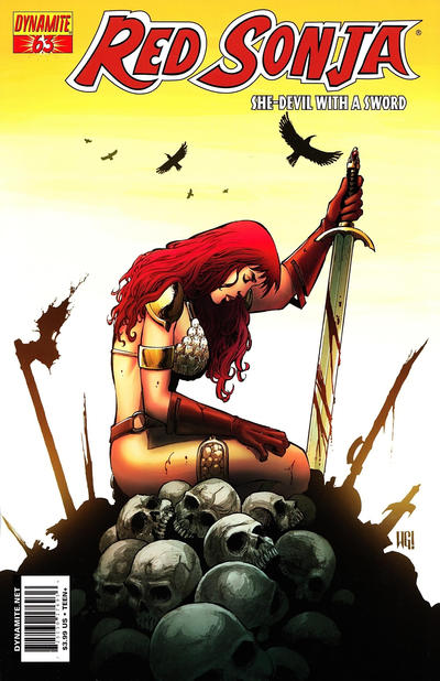 Cover for Red Sonja (Dynamite Entertainment, 2005 series) #63 [Cover A]