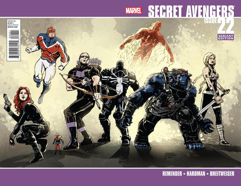 Cover for Secret Avengers (Marvel, 2010 series) #22 [Hardman Wraparound Variant]