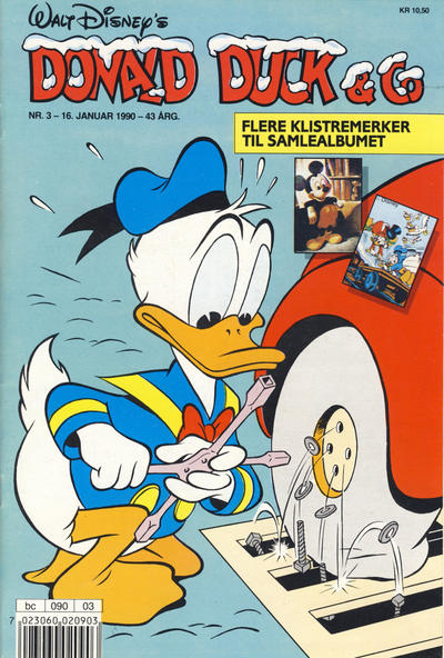 Cover for Donald Duck & Co (Hjemmet / Egmont, 1948 series) #3/1990