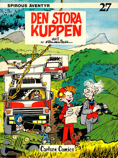 Cover for Spirous äventyr (Carlsen/if [SE], 1974 series) #27 - Den stora kuppen del 2