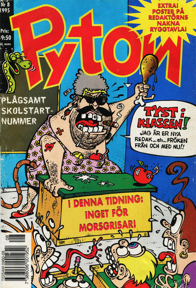 Cover for Pyton (Atlantic Förlags AB, 1990 series) #8/1995
