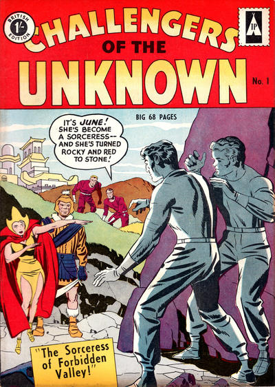 Cover for Challengers of the Unknown (Thorpe & Porter, 1960 series) #1