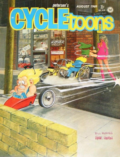 Cover for CYCLEtoons (Petersen Publishing, 1968 series) #August 1969 [10]