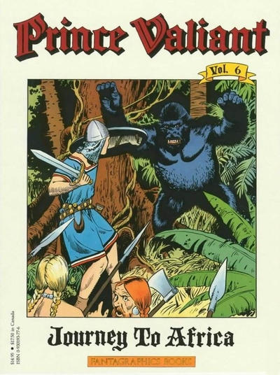 Cover for Prince Valiant (Fantagraphics, 1984 series) #6 - Journey to Africa