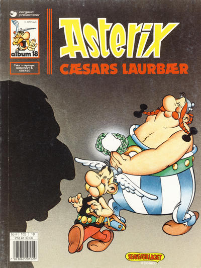 Cover for Asterix (Hjemmet / Egmont, 1969 series) #18 - Cæsars laurbær [5. opplag]