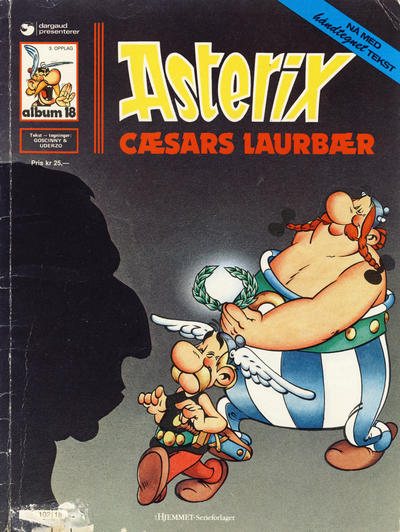Cover for Asterix (Hjemmet / Egmont, 1969 series) #18 - Cæsars laurbær [3. opplag]