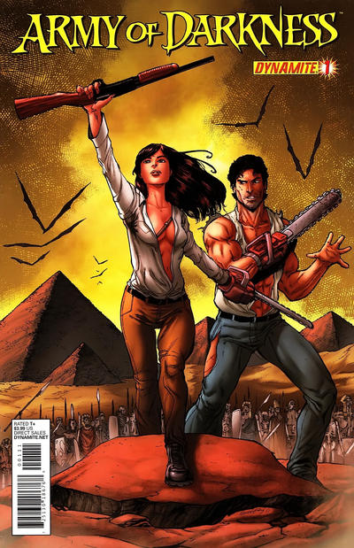 Cover for Army of Darkness (Dynamite Entertainment, 2012 series) #1 [Cover A (main) Tim Seeley]
