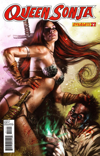 Cover for Queen Sonja (Dynamite Entertainment, 2009 series) #27 [Lucio Parrillo Cover]