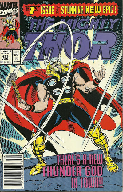 Cover for Thor (Marvel, 1966 series) #433 [Newsstand]