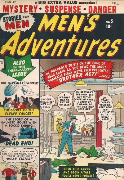 Cover for Men's Adventures (Bell Features, 1950 series) #5