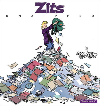 Cover for Zits Sketchbook (Andrews McMeel, 1998 series) #5 - Zits Unzipped
