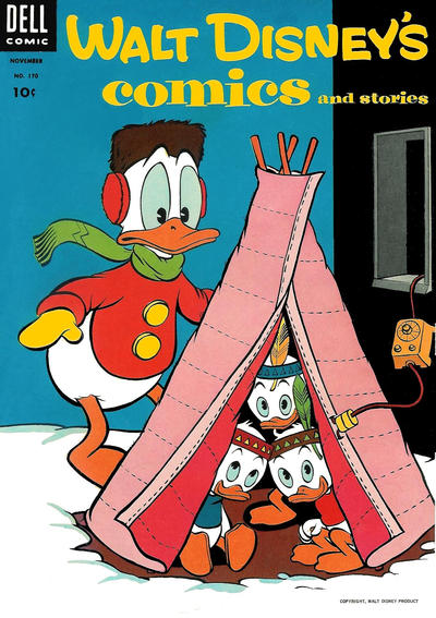 Cover for Walt Disney's Comics and Stories (Dell, 1940 series) #v15#2 (170) [Price on Cover; "Product" Text]