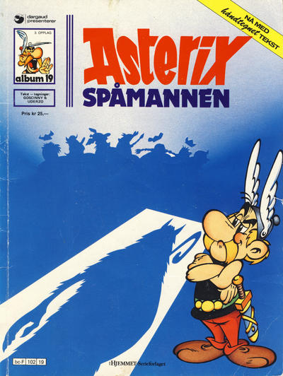 Cover for Asterix (Hjemmet / Egmont, 1969 series) #19 - Spåmannen [3. opplag]