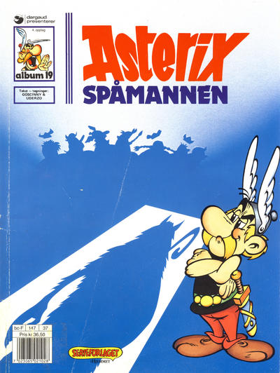 Cover for Asterix (Hjemmet / Egmont, 1969 series) #19 - Spåmannen [4. opplag]