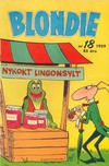Cover for Blondie (Åhlén & Åkerlunds, 1956 series) #18/1959