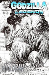 Cover Thumbnail for Godzilla Legends (2011 series) #4 [Cover RI by Arthur Adams (Sketch Version)]