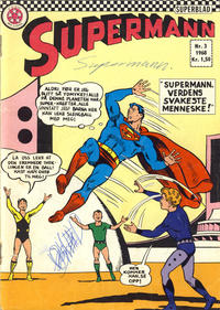 Cover Thumbnail for Supermann (Serieforlaget / Se-Bladene / Stabenfeldt, 1966 series) #3/1968