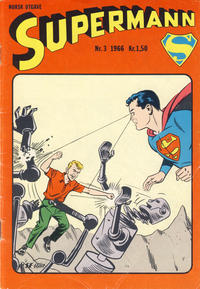Cover Thumbnail for Supermann (Serieforlaget / Se-Bladene / Stabenfeldt, 1966 series) #3/1966