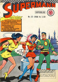 Cover Thumbnail for Supermann (Serieforlaget / Se-Bladene / Stabenfeldt, 1966 series) #12/1966