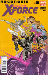 Cover Thumbnail for Uncanny X-Force (Marvel, 2010 series) #19 [2nd Print Variant]