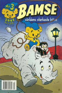 Cover for Bamse (Egmont, 1997 series) #3/2002