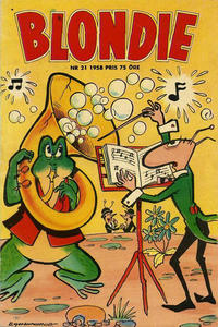 Cover Thumbnail for Blondie (Åhlén & Åkerlunds, 1956 series) #21/1958