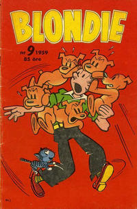Cover Thumbnail for Blondie (Åhlén & Åkerlunds, 1956 series) #9/1959