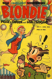 Cover Thumbnail for Blondie (Serieförlaget [1950-talet], 1951 series) #8/1954