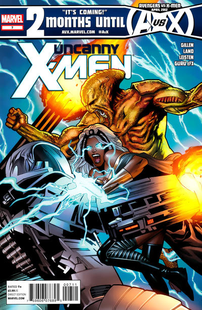Cover for Uncanny X-Men (Marvel, 2012 series) #7