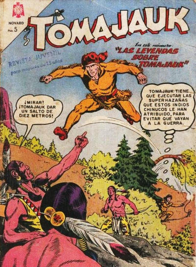 Cover for Tomajauk (Editorial Novaro, 1955 series) #129 [Española]