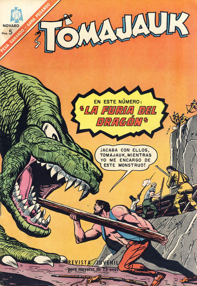 Cover for Tomajauk (Editorial Novaro, 1955 series) #135 [Española]