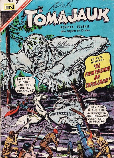 Cover for Tomajauk (Editorial Novaro, 1955 series) #143 [Española]