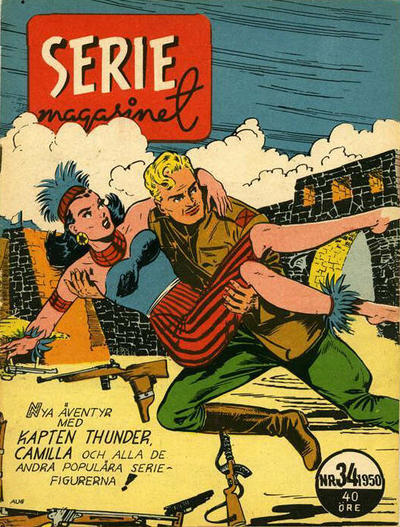 Cover for Seriemagasinet (Centerförlaget, 1948 series) #34/1950