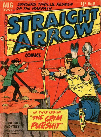 Cover for Straight Arrow Comics (Magazine Management, 1955 series) #8