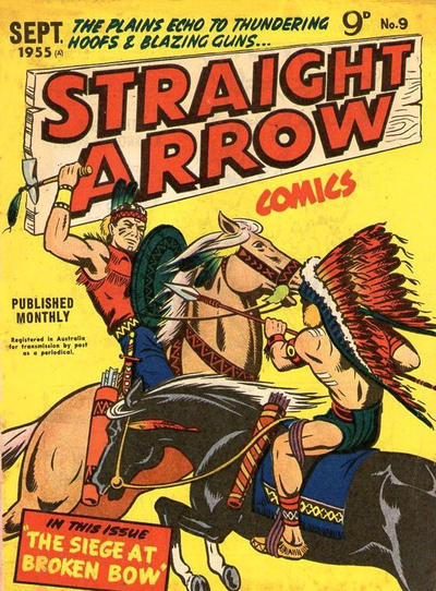Cover for Straight Arrow Comics (Magazine Management, 1955 series) #9