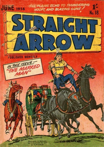 Cover for Straight Arrow Comics (Magazine Management, 1955 series) #18