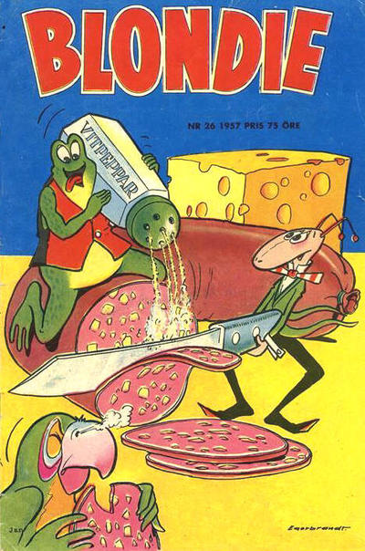 Cover for Blondie (Åhlén & Åkerlunds, 1956 series) #26/1957