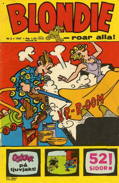 Cover for Blondie (Semic, 1963 series) #2/1967