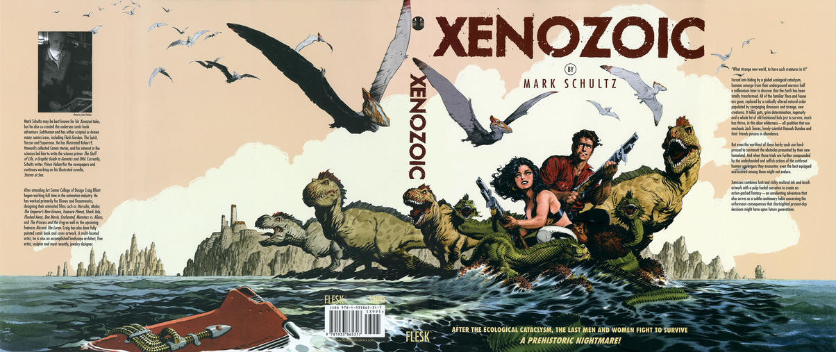 Cover for Xenozoic (Flesk Publications, 2010 series) [Second Printing]