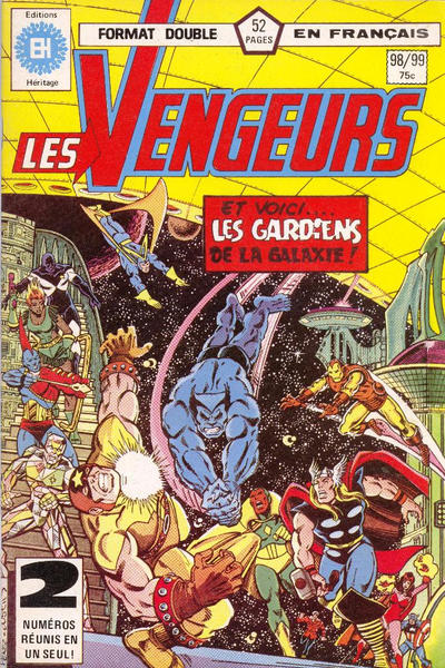Cover for Les Vengeurs (Editions Héritage, 1974 series) #98/99