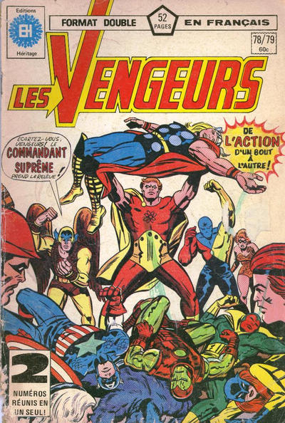 Cover for Les Vengeurs (Editions Héritage, 1974 series) #78/79