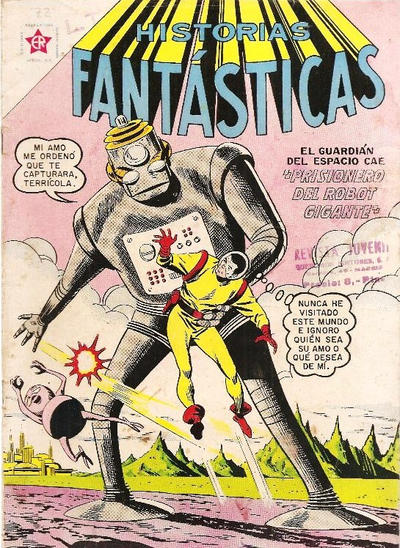 Cover for Historias Fantásticas (Editorial Novaro, 1958 series) #72