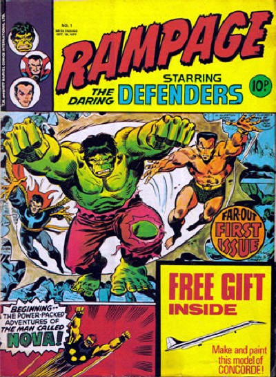 Cover for Rampage (Marvel UK, 1977 series) #1