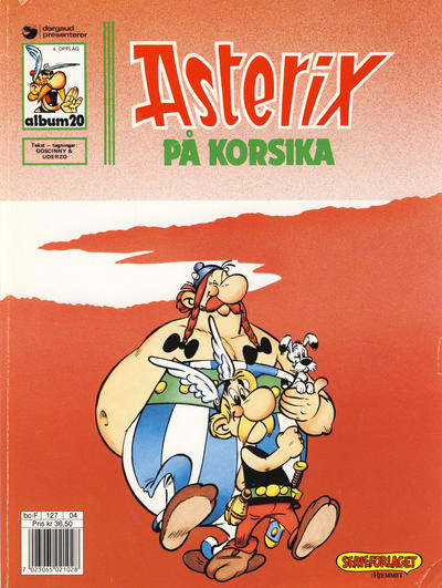 Cover for Asterix (Hjemmet / Egmont, 1969 series) #20 - Asterix på Korsika [4. opplag Reutsendelse 127 04]