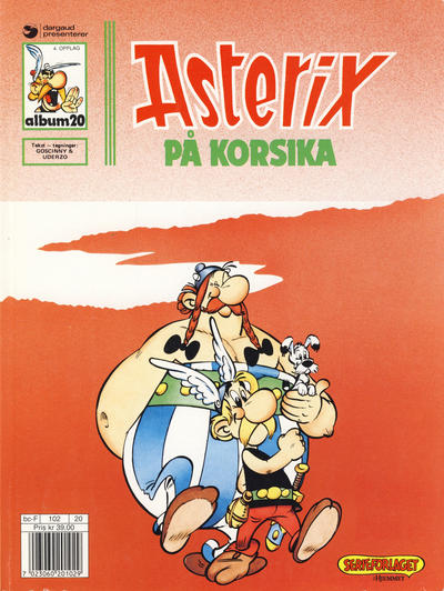 Cover for Asterix (Hjemmet / Egmont, 1969 series) #20 - Asterix på Korsika [4. opplag [5. opplag]]