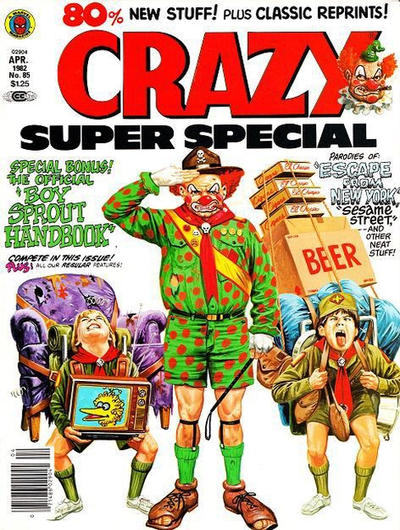 Cover for Crazy Magazine (Marvel, 1973 series) #85