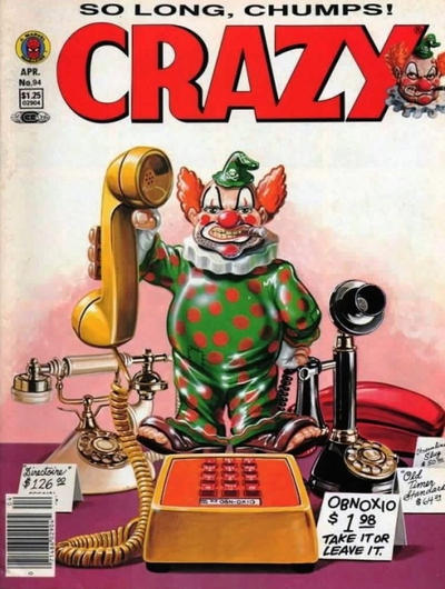 Cover for Crazy Magazine (Marvel, 1973 series) #94 [Newsstand]